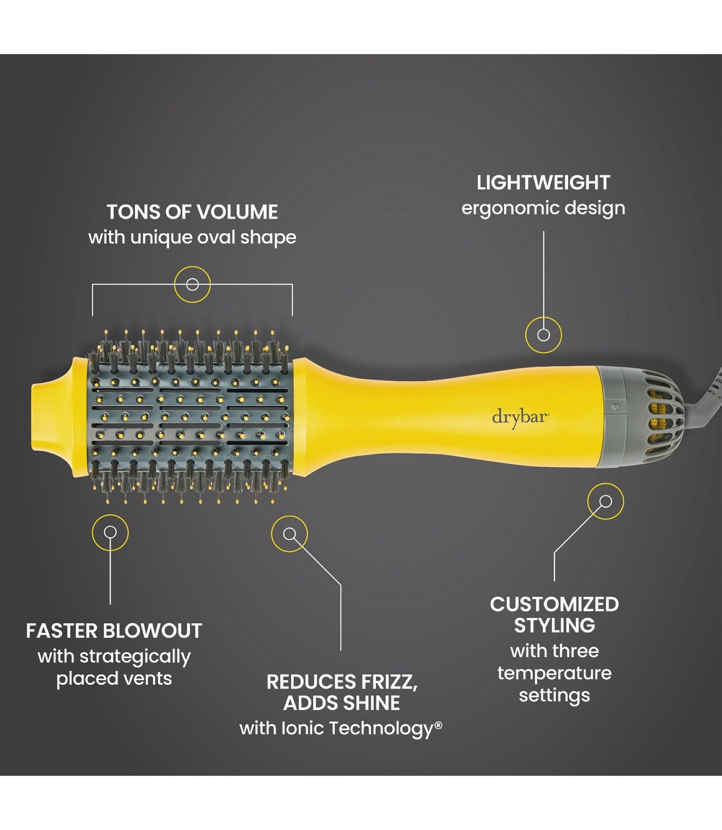 The Double Shot Oval Blow-Dryer Brush