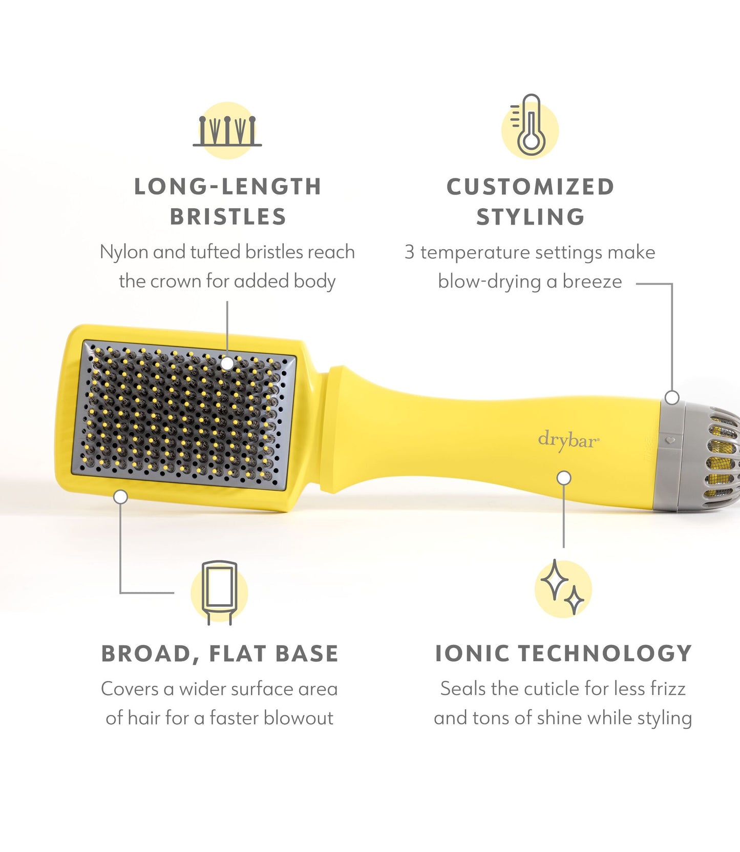 The Smooth Shot Paddle Brush Blow-Dryer